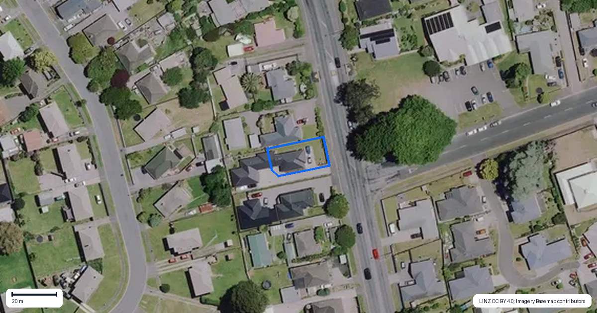 Property context map for 401A Peachgrove Road, Fairfield, Hamilton