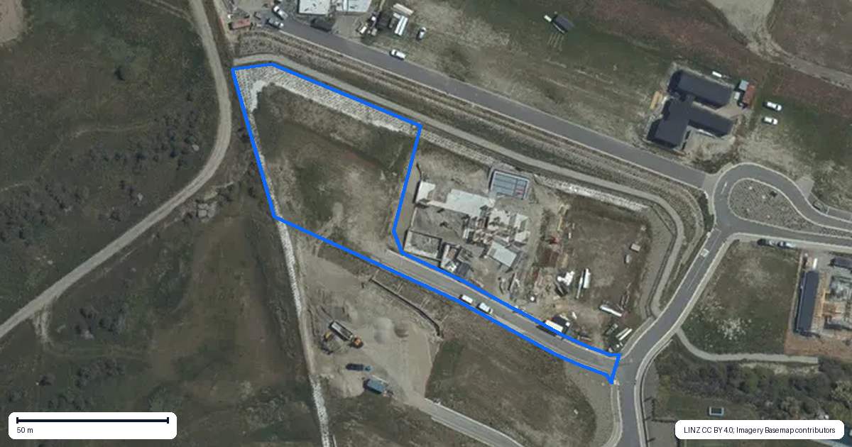 Property context map for 6 Highridge Terrace, Wanaka