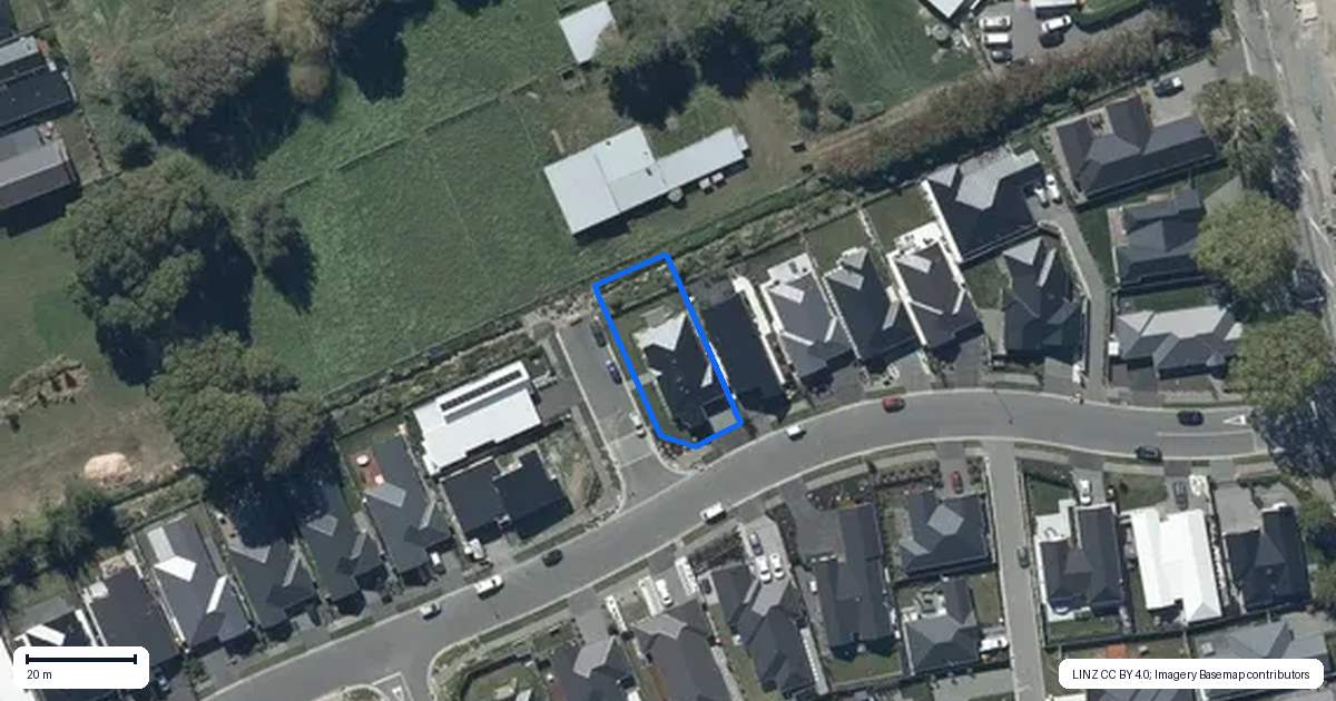 Property context map for 2 Coe Street, Halswell, Christchurch