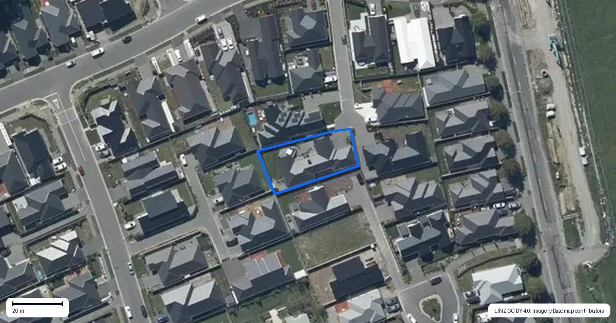 Property context map for 108 Spalling Road, Halswell, Christchurch