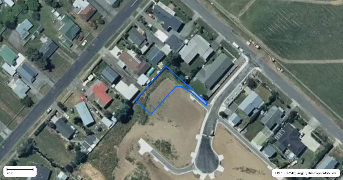 Property context map for 2 Raupo Lane, Ohakune