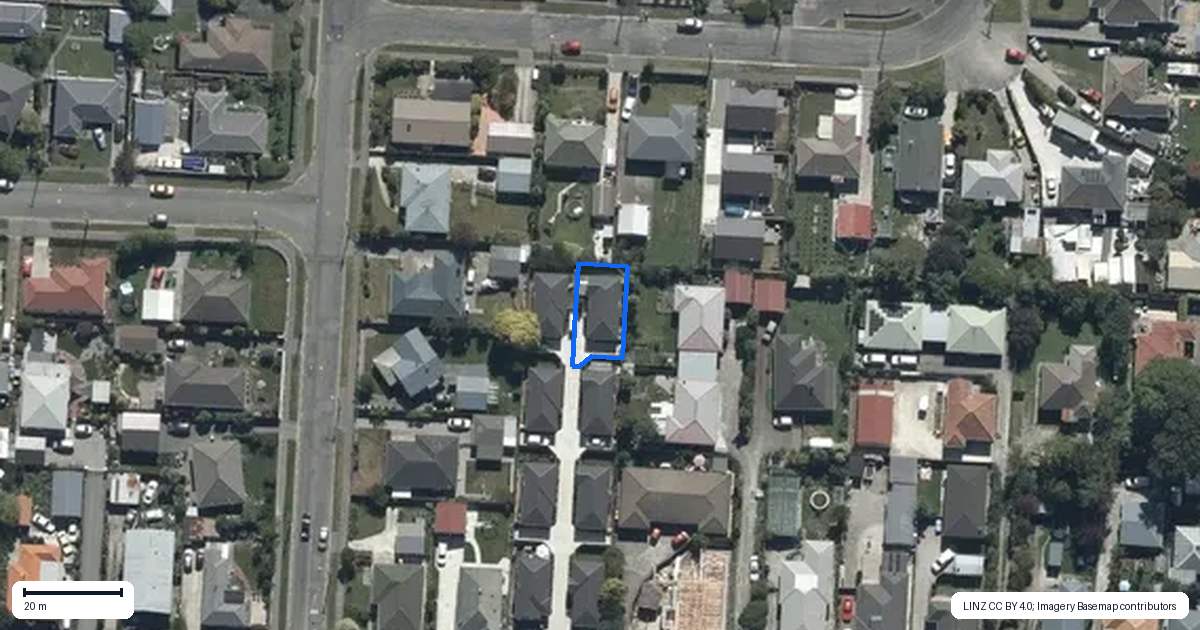 Property context map for 4/30 Northcote Road, Northcote, Christchurch