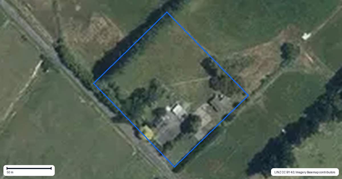 Property context map for 373 Colyton Road, Colyton, Feilding