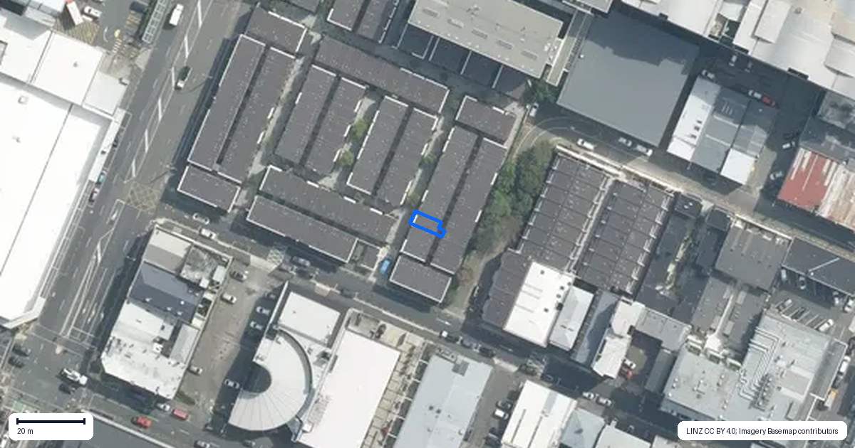 Property context map for 111/11 Jessie Street, Te Aro, Wellington