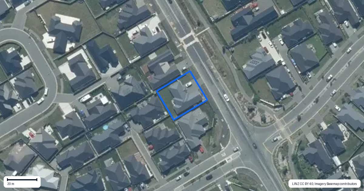Property context map for 495 Springston Rolleston Road, Rolleston