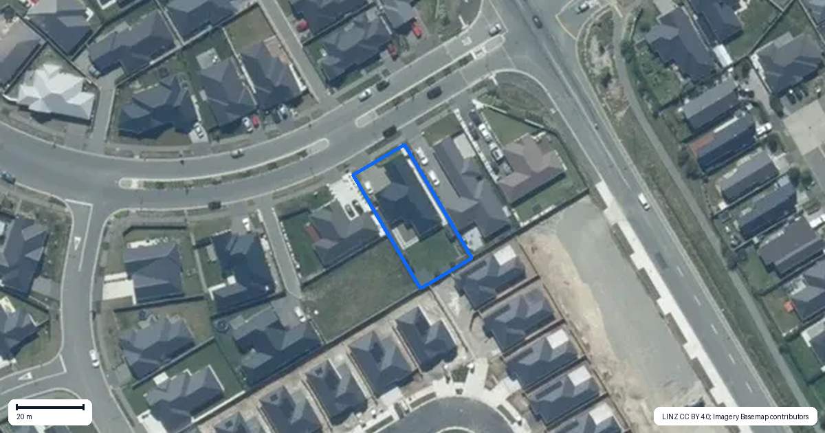 Property context map for 162 Shillingford Boulevard, Rolleston
