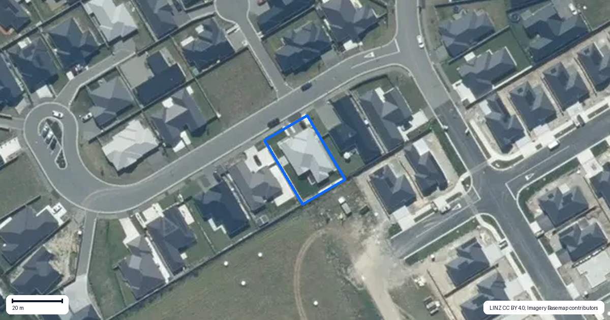 Property context map for 5 Gemstone Place, Rolleston