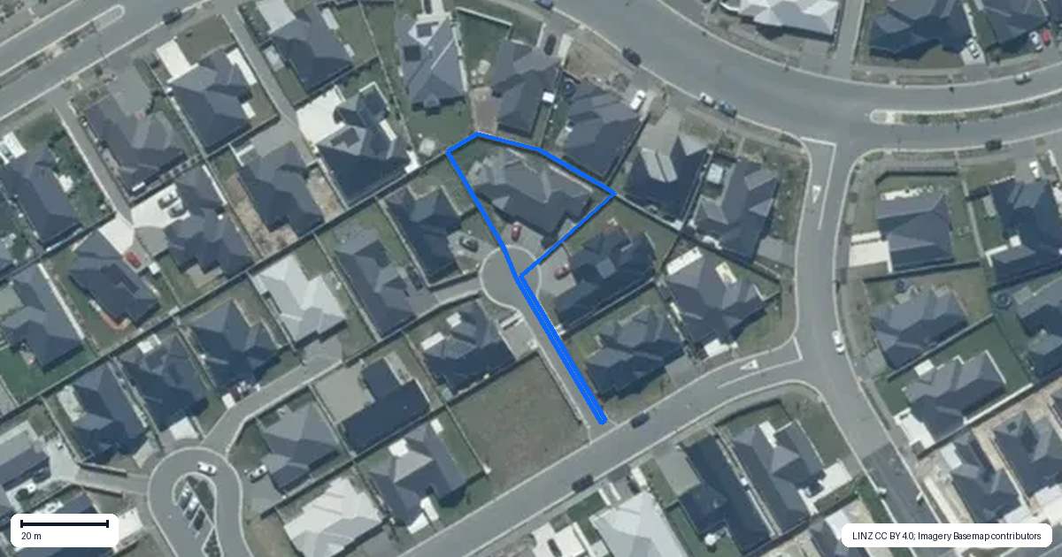 Property context map for 8 Gemstone Place, Rolleston