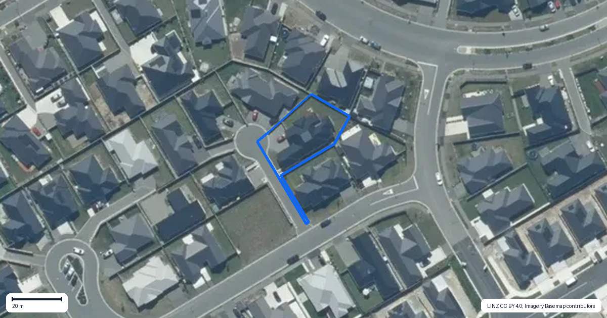 Property context map for 6 Gemstone Place, Rolleston
