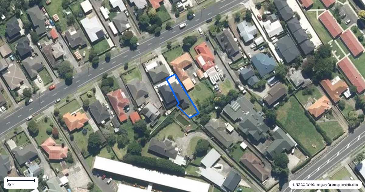 Property context map for 181A Rangitoto Road, Papatoetoe, Auckland