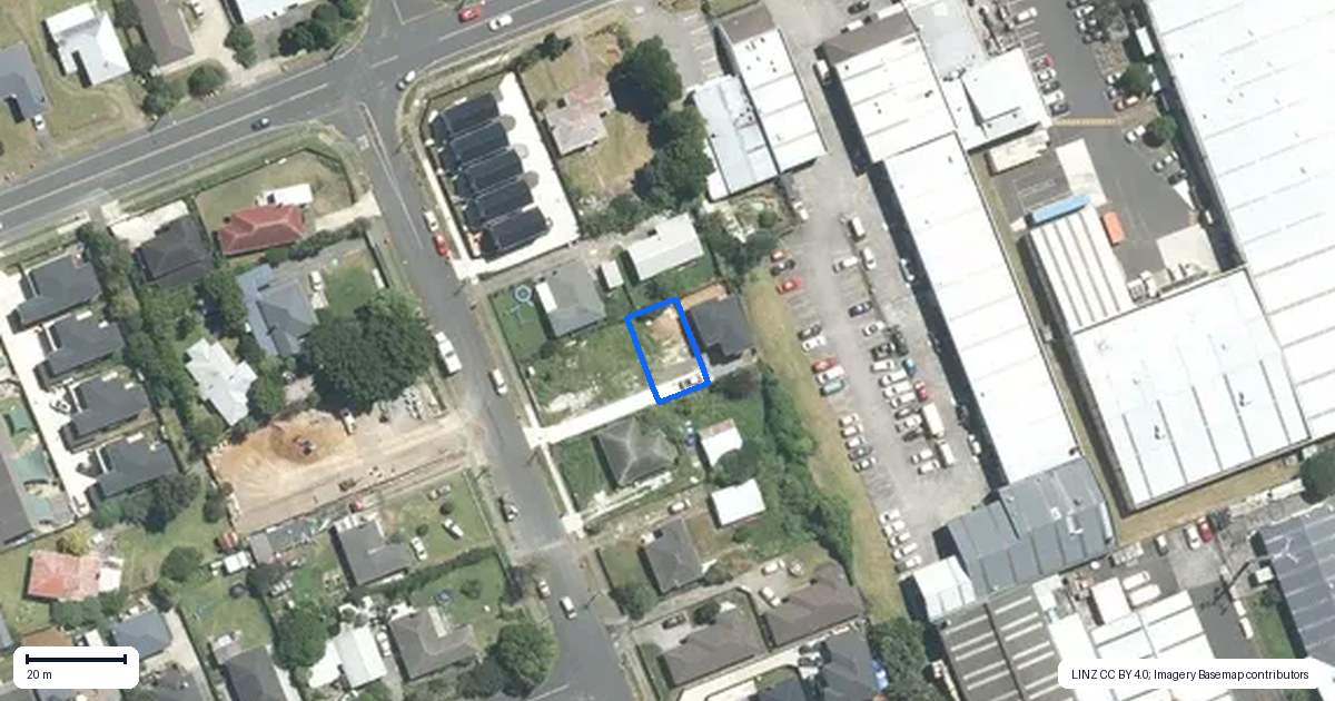 Property context map for 4C Fields Road, Manurewa, Auckland