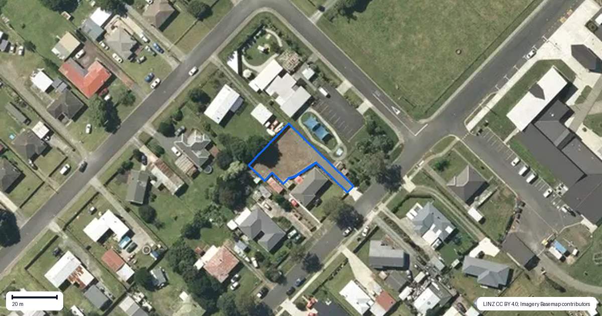 Property context map for 23A Kent Street, Ngaruawahia