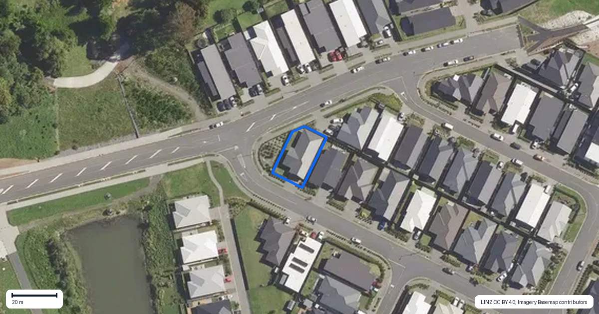 Property context map for 126 Sentinel Avenue, Omokoroa