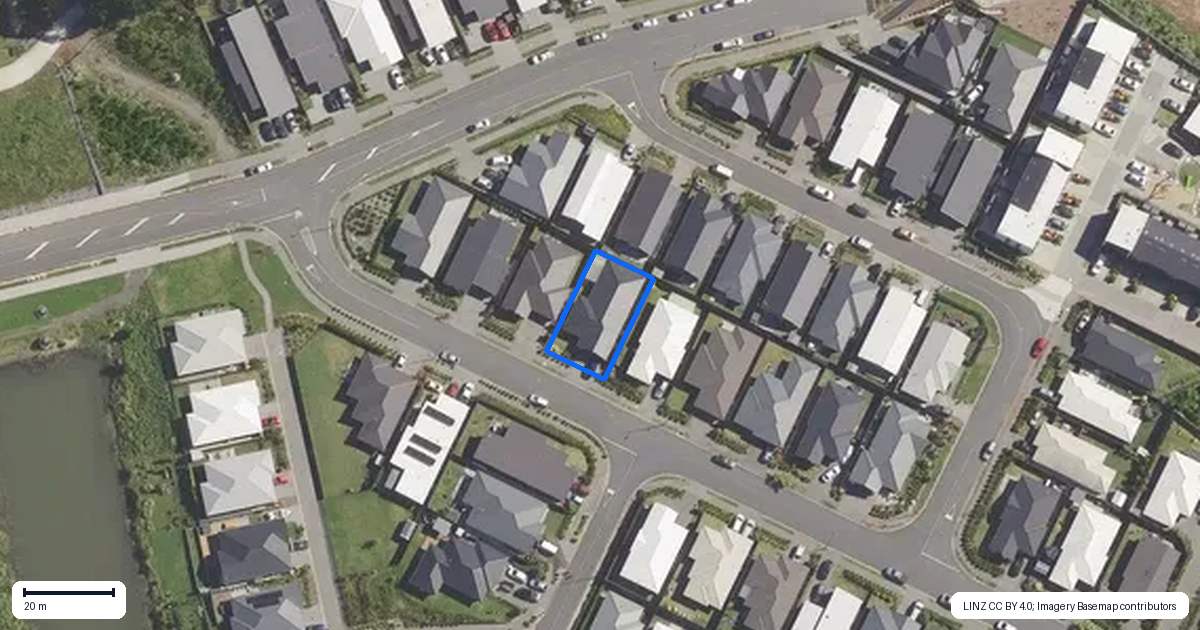 Property context map for 120 Sentinel Avenue, Omokoroa