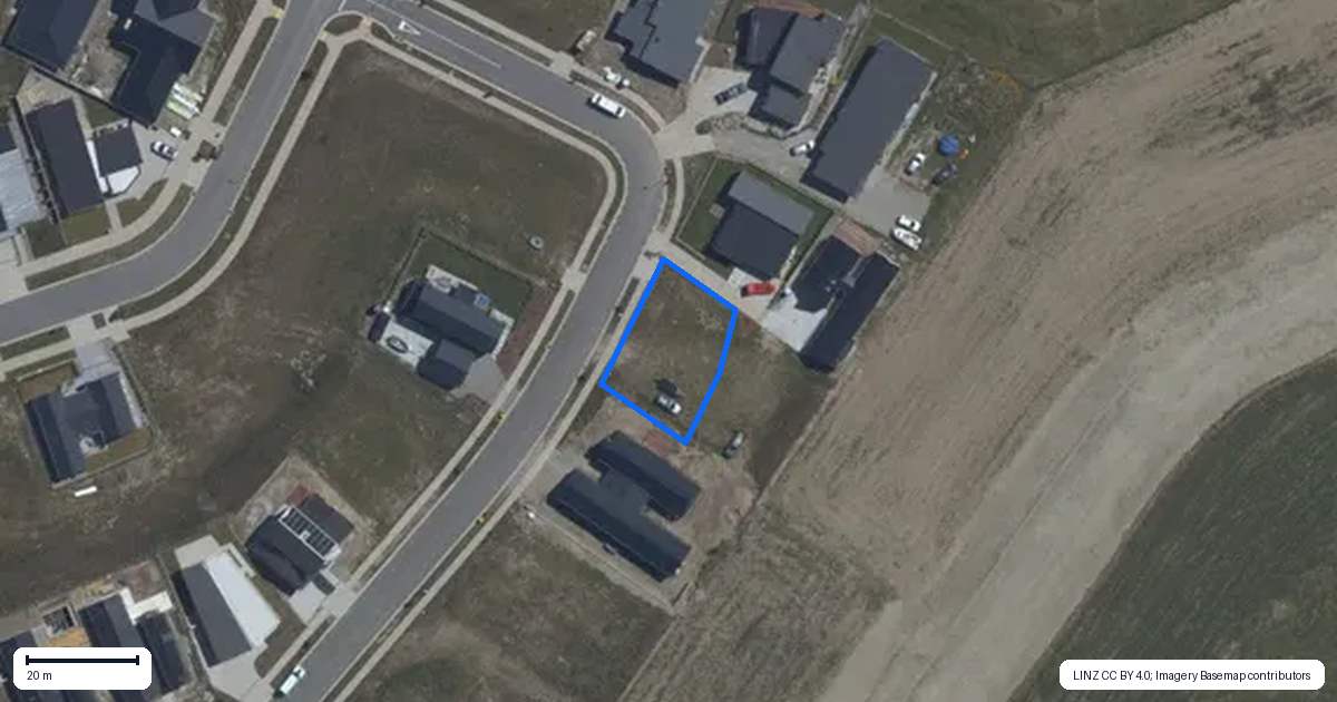 Property context map for 20 Marjon Drive, Wanaka
