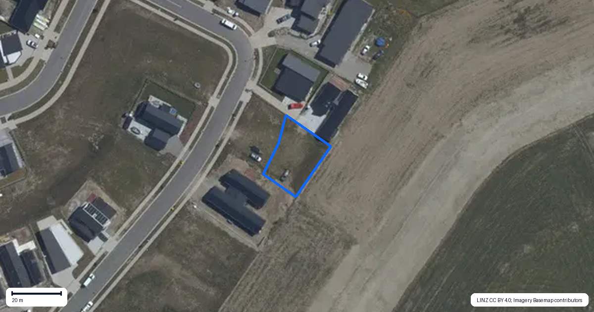 Property context map for 20A Marjon Drive, Wanaka