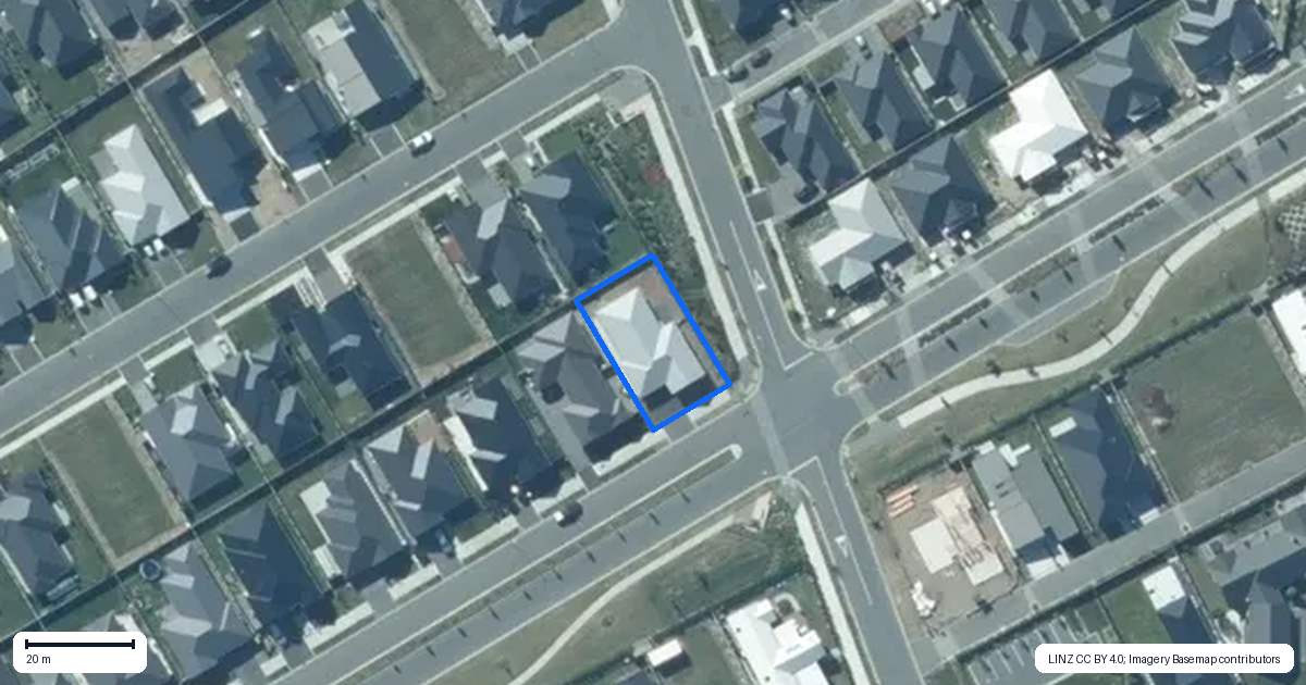 Property context map for 22 Westmoor Boulevard, Rolleston