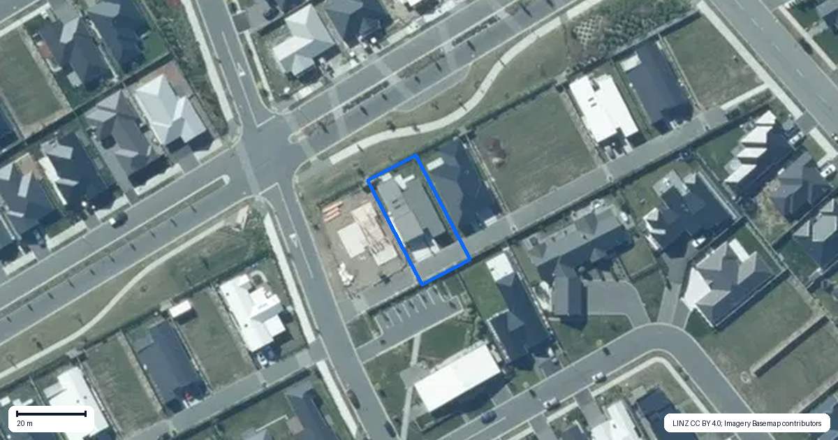 Property context map for 3 Stowe Lane, Rolleston