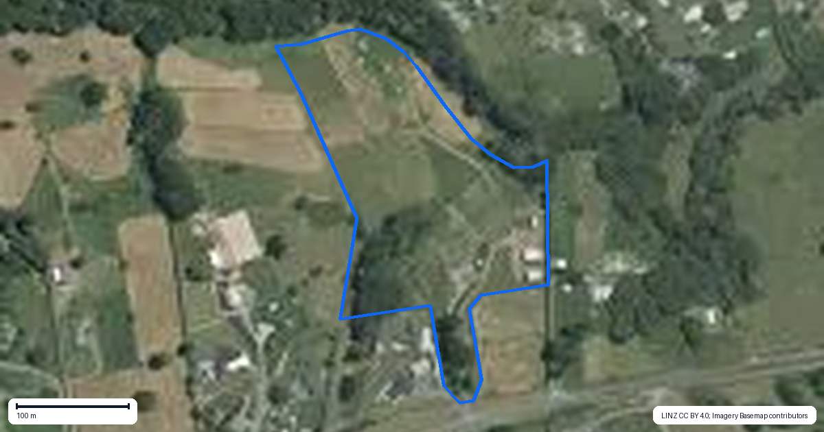 Property context map for 477 Kuranui Road, Morrinsville