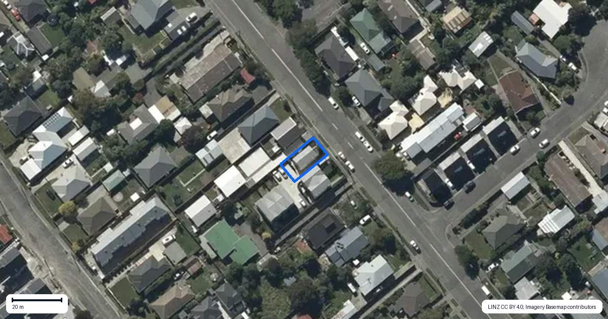 Property context map for 99 Simeon Street, Spreydon, Christchurch