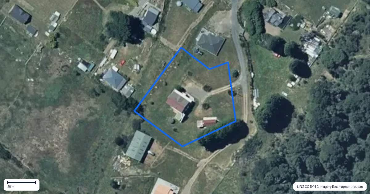 Property context map for 34B Kaha Street, Rangataua, Ohakune