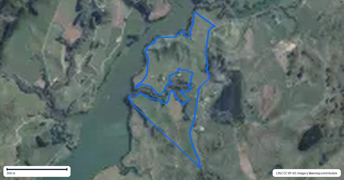 Property context map for 289 Mangatete Road, Ngakuru