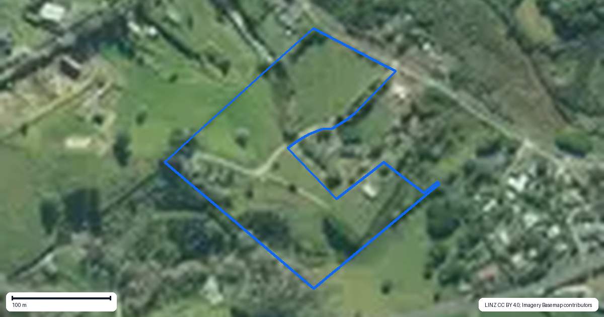 Property context map for 35 Tara Road, Mangawhai