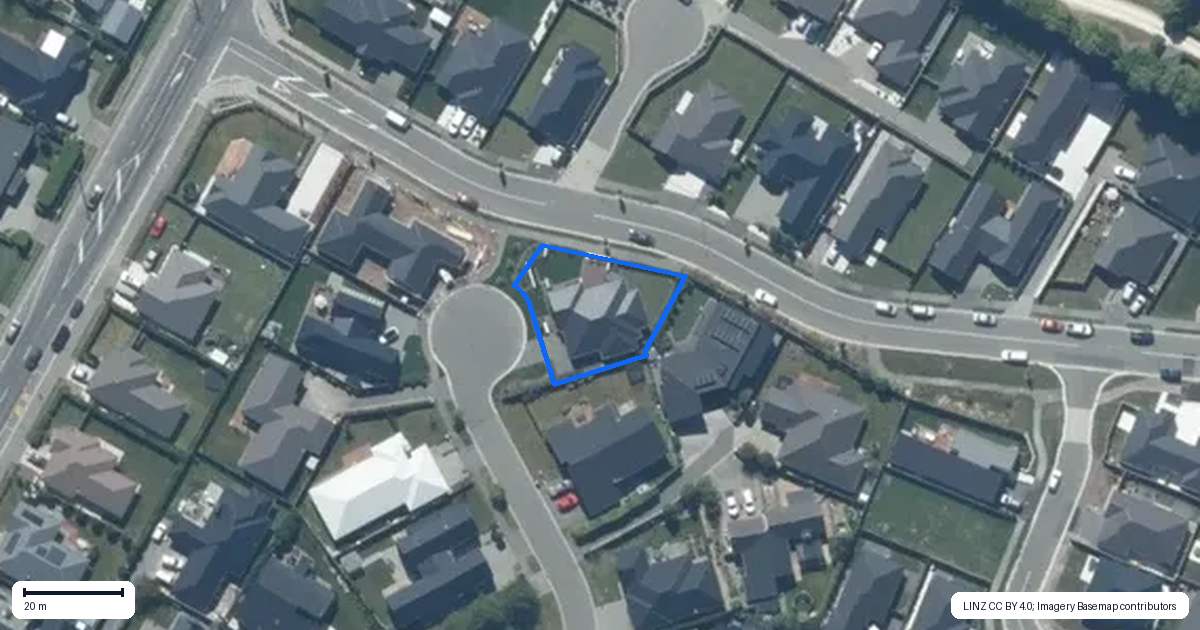 Property context map for 18 Caulfield Crescent, Lincoln