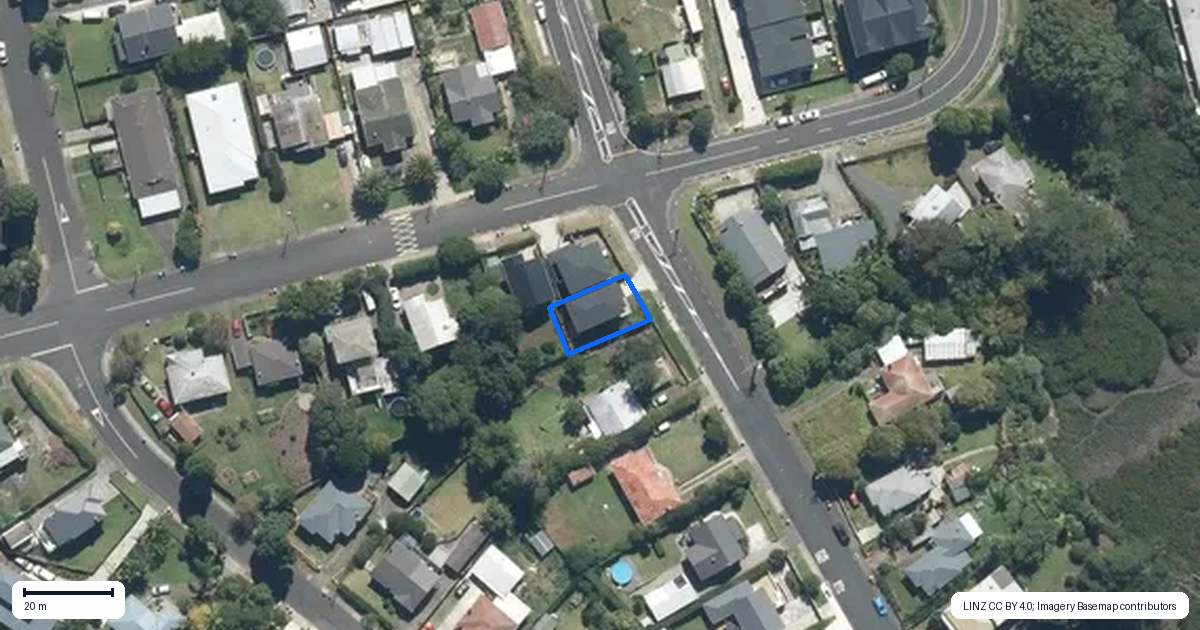 Property context map for 33 Tamaki Avenue, Otahuhu, Auckland