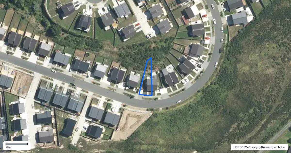 Property context map for 33B Crestview Rise, Papakura