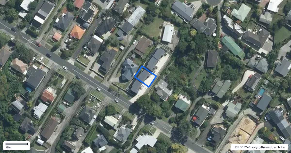 Property context map for 2/36 Northboro Road, Hauraki, Auckland