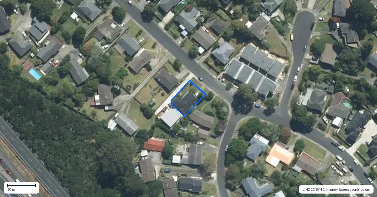 Property context map for 76 Salamanca Road, Sunnynook, Auckland