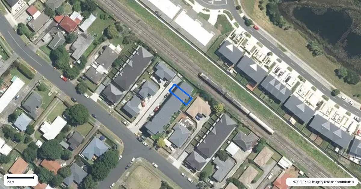 Property context map for 36E Takanini Road, Takanini, Auckland