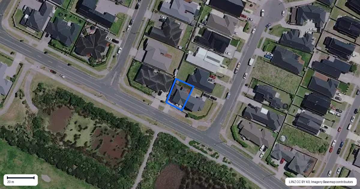 Property context map for 1B Arahi Place, Rototuna North, Hamilton