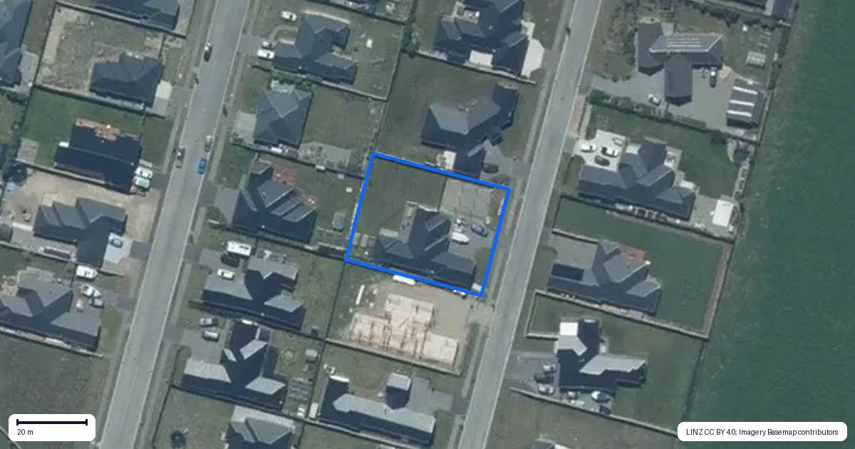 Property context map for 10 Merino Crescent, Kirwee