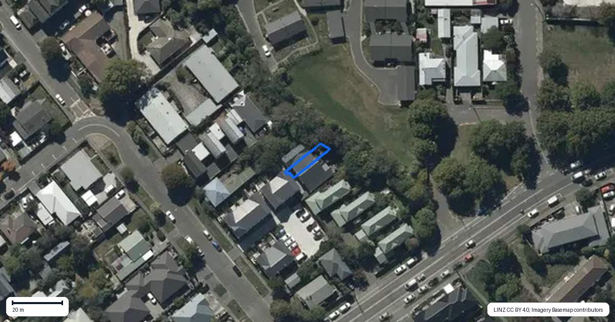 Property context map for 13/10 Browning Street, Sydenham, Christchurch