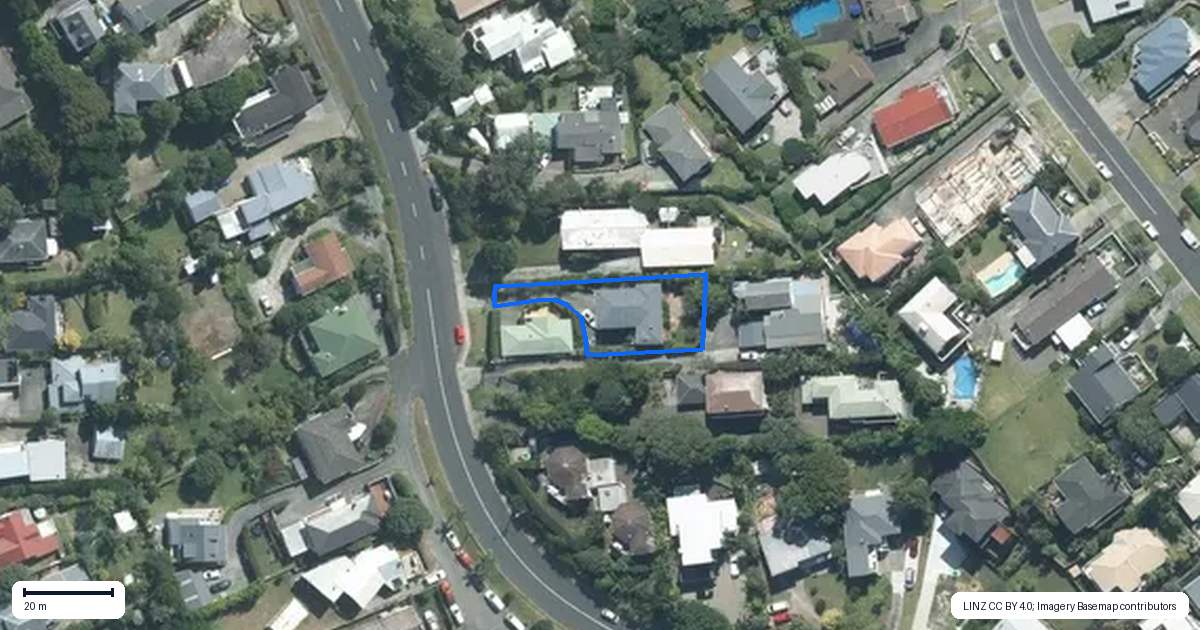 Property context map for 559A Beach Road, Murrays Bay, Auckland