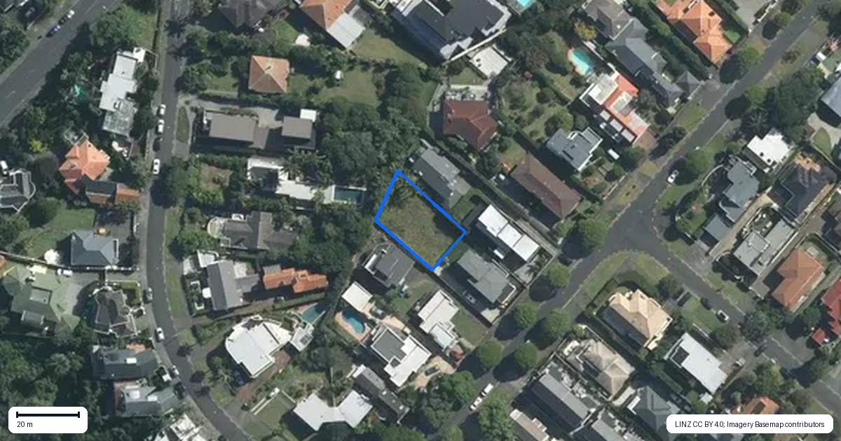 Property context map for 29B Sudeley Street, Orakei, Auckland