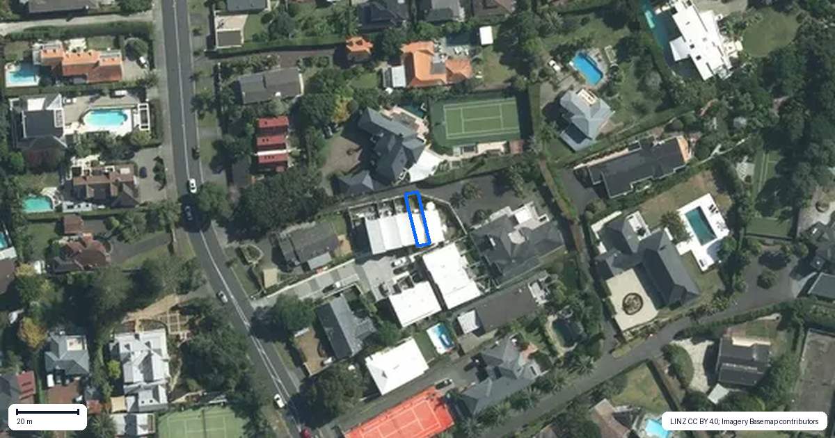 Property context map for 4/178 Kohimarama Road, Kohimarama, Auckland