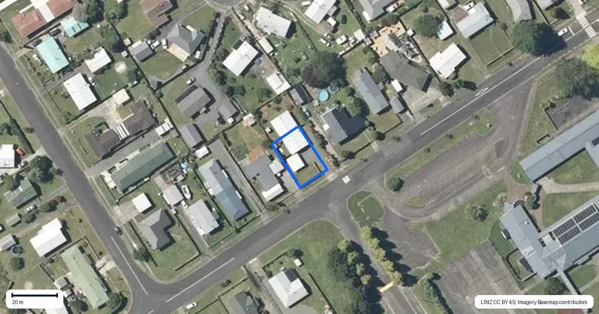 Property context map for 1/25 Kennedy Drive, Putaruru