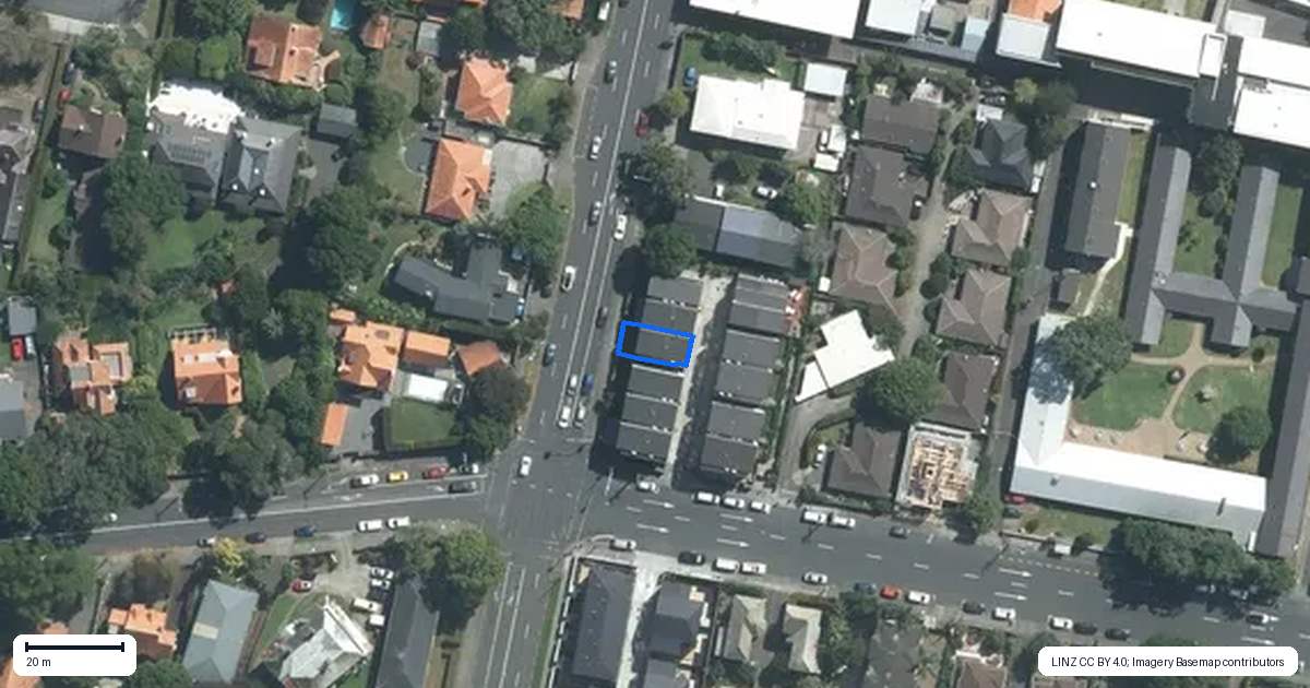 Property context map for 3/33 Owens Road, Epsom, Auckland
