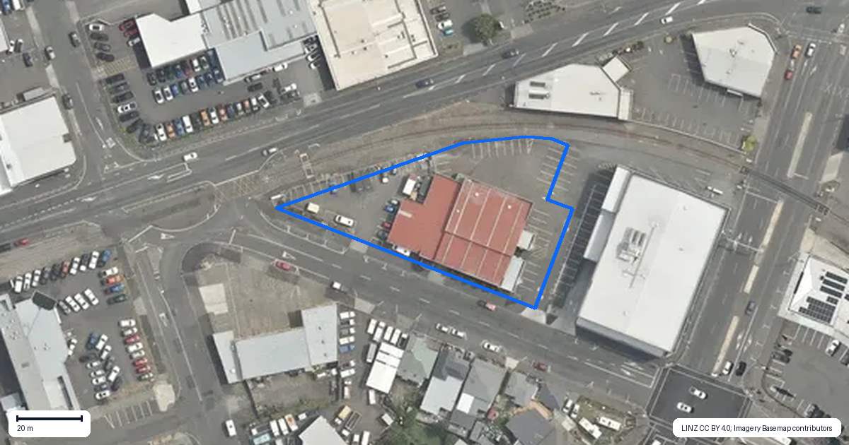 Property context map for 2 Wellesley Road, Napier South, Napier