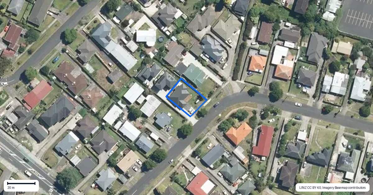 Property context map for 12 Ashlynne Avenue, Papatoetoe, Auckland