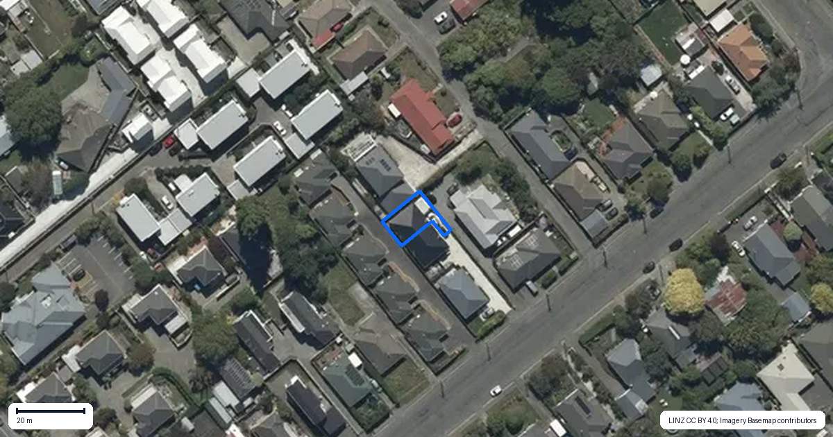 Property context map for 3/15 Howard Street, Spreydon, Christchurch