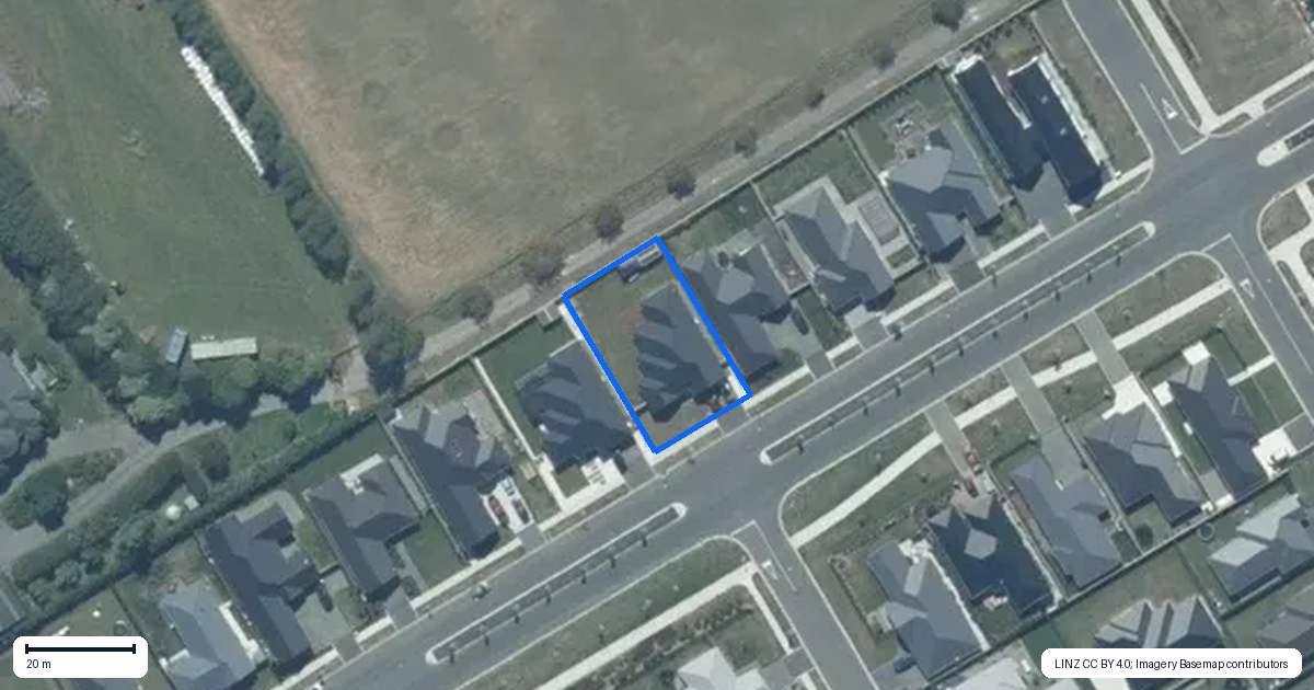 Property context map for 89 Northmoor Boulevard, Rolleston