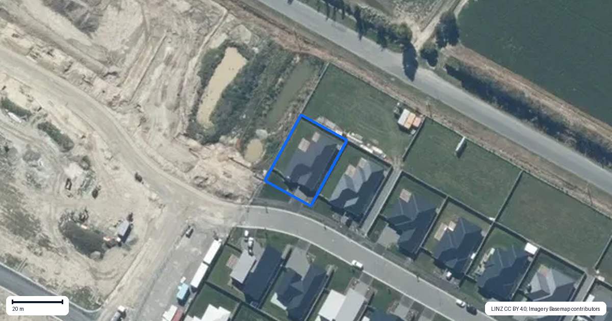Property context map for 134 Faulks Drive, Lincoln