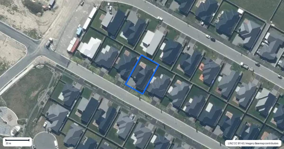 Property context map for 73 Benashet Drive, Lincoln