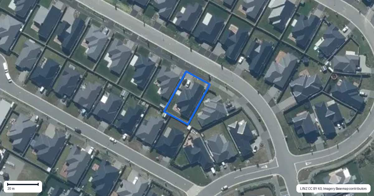 Property context map for 72 Benashet Drive, Lincoln