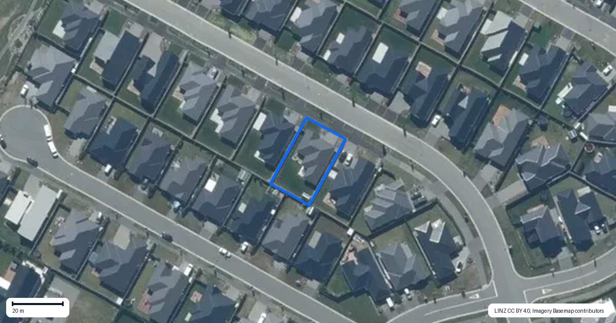 Property context map for 70 Benashet Drive, Lincoln