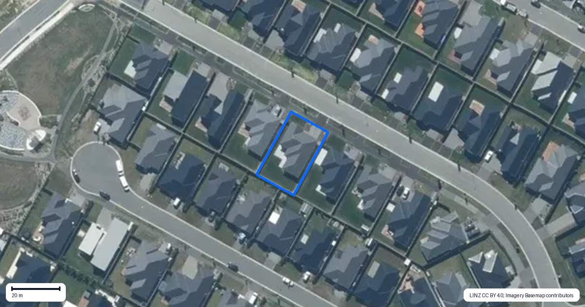 Property context map for 66 Benashet Drive, Lincoln